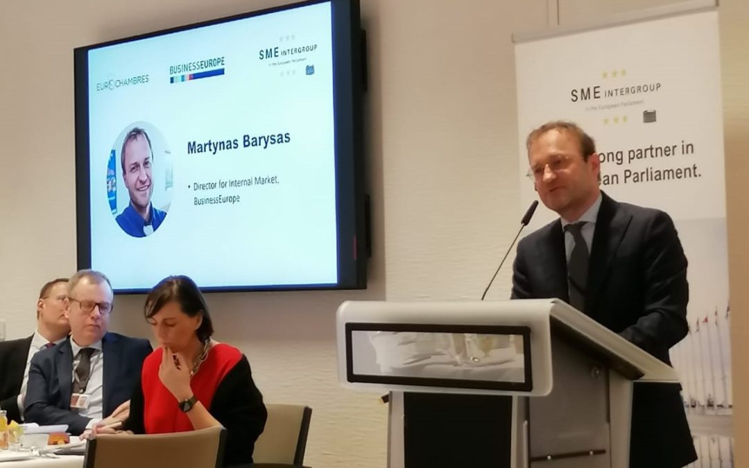 CIP participa em debate sobre a redução dos encargos legislativos no Parlamento Europeu