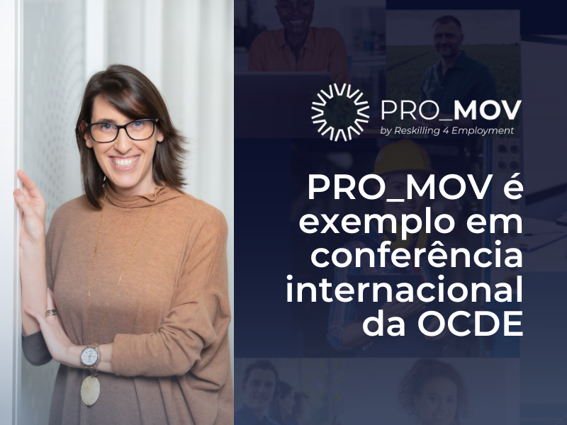 Requalificação profissional do PRO_MOV é exemplo  em conferência internacional da OCDE