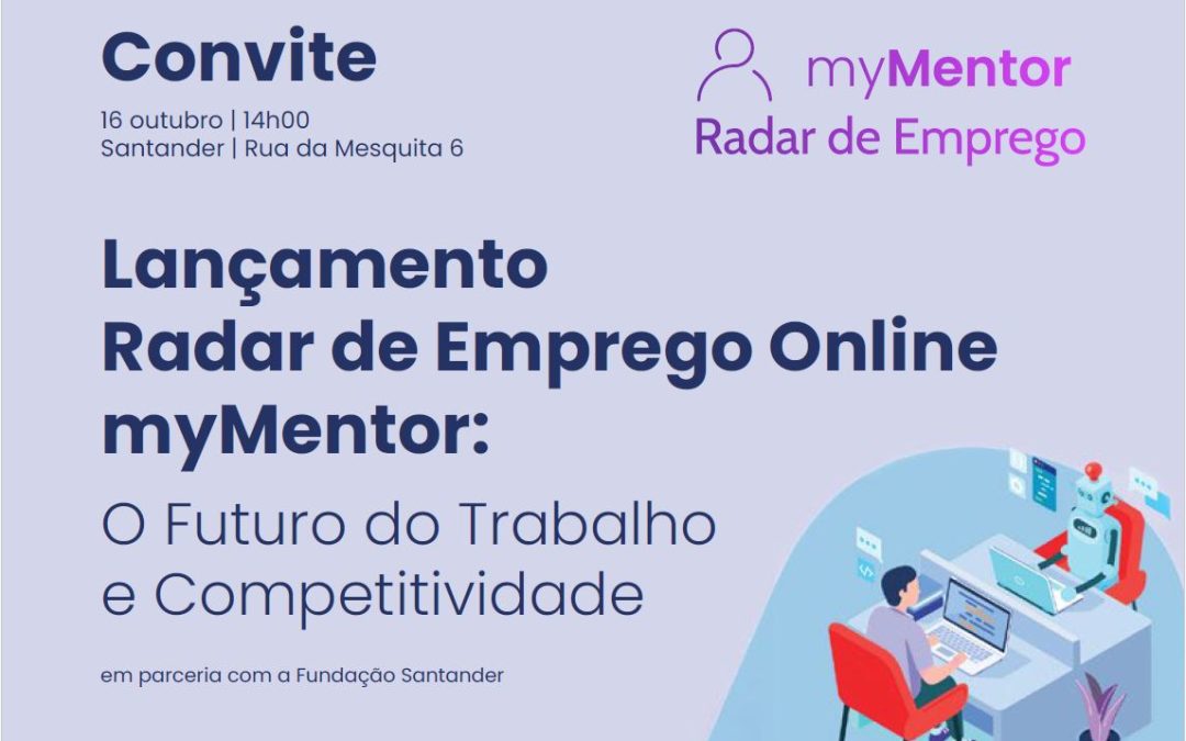 Lançamento Radar de Emprego myMentor: O Futuro do Trabalho e Competitividade